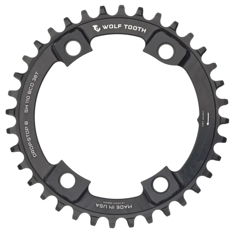 WOLF TOOTH Couronne Asymétrique À 4 Boulons Pour Pédaliers Shimano